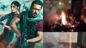 Salman Khan reacts on video in which his fans bursting fireworks while watching 'Tiger 3'