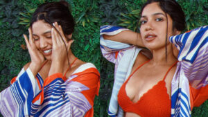 Bhumi Pednekar Raises Temperature with Her Hot Bikni Look With Aqua Cutout Swimwear