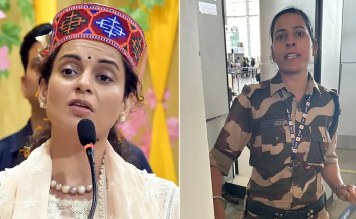 The Female Brave Soldier who slapped Kangana Ranaut has been suspended: she told why she slapped her
